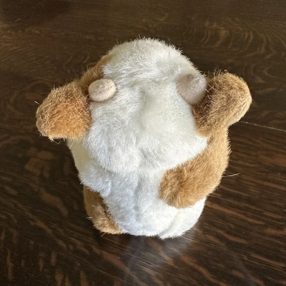 Hugfun Cow Plush Brown White Articuled Limbs Stuffed Animal Size 9